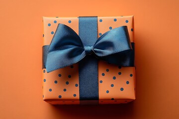 Gift box with a bow for a charming and elegant surprise


