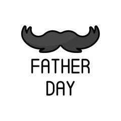 Fathers Day vector icon