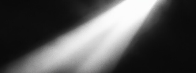 dark background, bright beam of light, diagonal illumination, high contrast, abstract, minimalist, dramatic lighting, black and white, ethereal glow, mysterious atmosphere, shadow play, spotlight effe