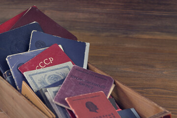 Personal special documents of soviet man in USSR
