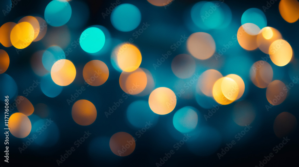 Poster abstract background with blurred lights creating beautiful bokeh effect, ideal for valentine's day p