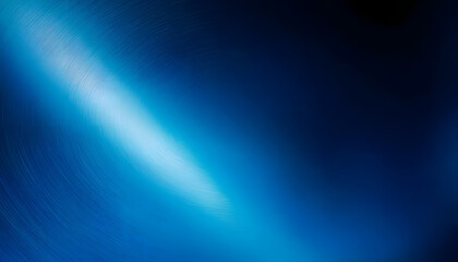 Fototapeta premium Modern blue abstract background, the look of stainless steel, circular lines on a blue background