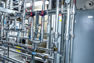 Industry concept pipes tubes