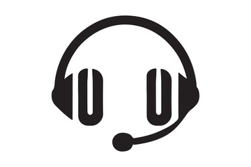 Minimalist headset icon