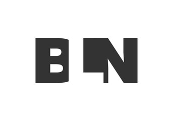 BLN logo design. Initial letter B L N bold font style for tech startups, consulting, corporate branding. Creative company name, headlines typography identity, trendy logotype.