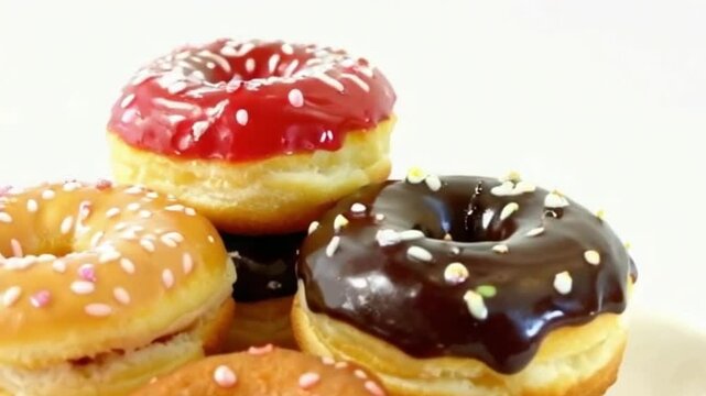 family donuts raspberry lemonade chocolate cherry vanilla cream sparkle unique glazes or donuts with raspberry lemonade chocolate cherry glazes
