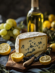 Delicious white stilton cheese infused with limoncello and fresh fruits