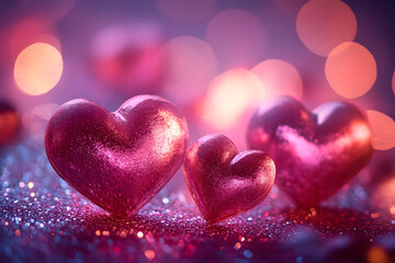 Fototapeta premium Valentine Hearts