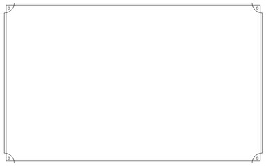Obraz premium Elegant sharp edge frame image, border image with curve edges