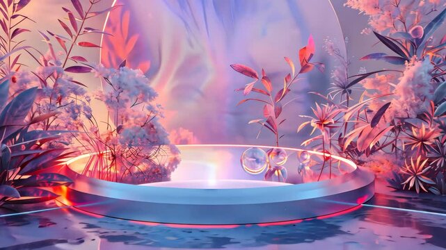 3d booth background