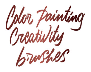 color painting creativity brushes