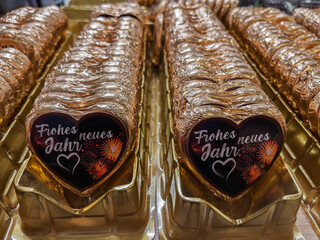 Happy New Year Chocolate Treats with Decorative Wrapping