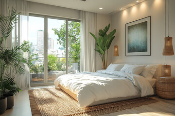 Serene Minimalist Bedroom Design With Natural Light
