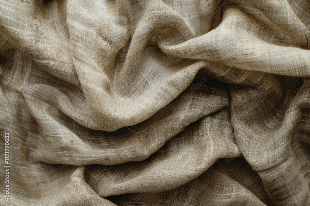 Poster a piece of fabric with a pattern that is somewhat fuzzy