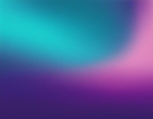 Obraz premium abstract purple turquoise grainy gradient background with subtle noise texture modern minimalist design for digital print poster banner
