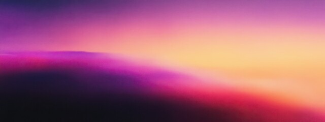 Sunset sky, vibrant gradient, pink to purple clouds, dreamy atmosphere, colorful horizon, twilight colors, atmospheric perspective, ethereal landscape, digital art, fantasy background, wispy clouds, s