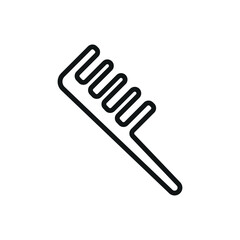 Hairbrush make up beauty icon vector basic design