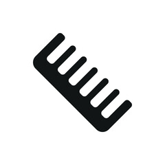 Obraz premium Hairbrush make up beauty icon vector basic design