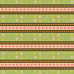 seamless pattern with christmas trees