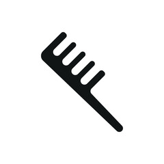 Hairbrush make up beauty icon vector basic design