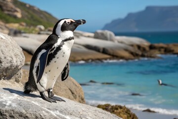Fototapeta premium The African penguin (Spheniscus demersus). 