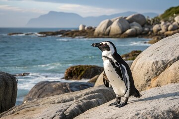 The African penguin (Spheniscus demersus).