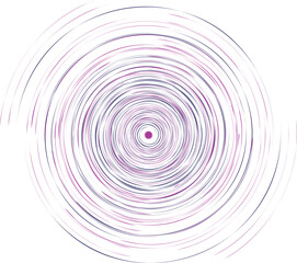 Geometric spiral, swirl, twirl element. Helix, volute and vortex icon