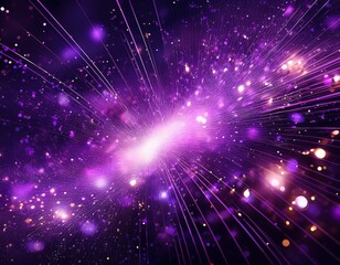Fototapeta premium purple welding spark particles glamour abstract background