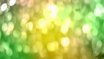 Obraz premium Soft Gradient Bokeh Background in Vibrant Green and Golden Yellow for Creative Designs, Websites, and Abstract Visual Projects