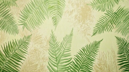 Lush Green Fern Backdrop. Capturing the Beauty of Botanical Leaf Patterns and Natural Bracken Serenity