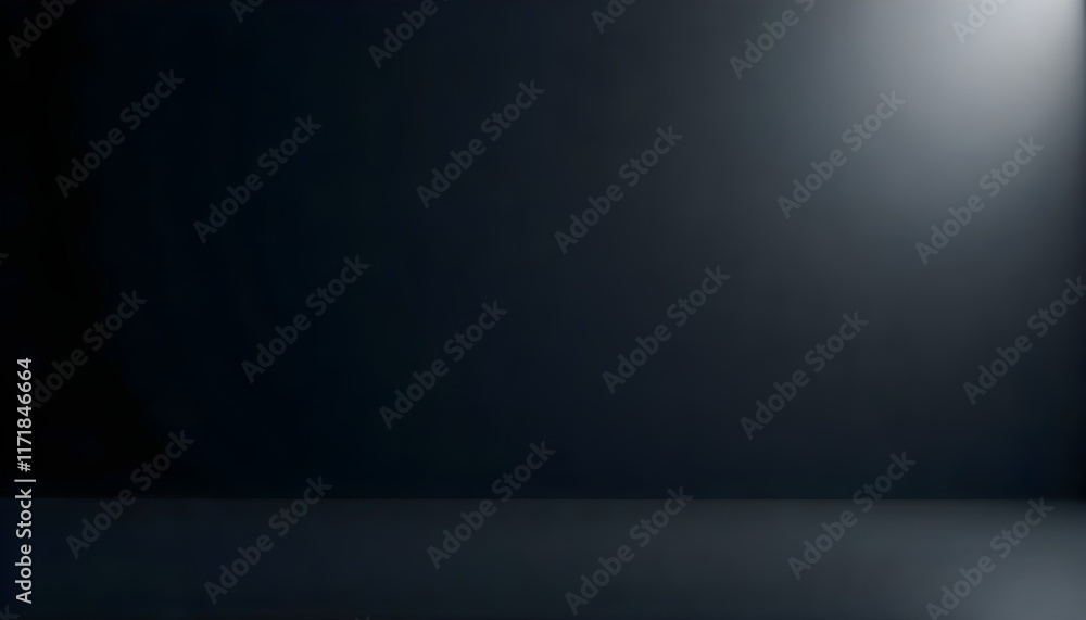 Leinwandbilder an abstract light gradient black studio background, offering a soft and elegant ambiance. this empty
