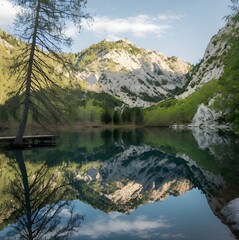 lake in the mountains