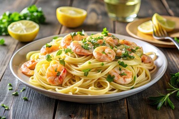 Garlic, lemon, and shrimp create a dreamy pasta experience.