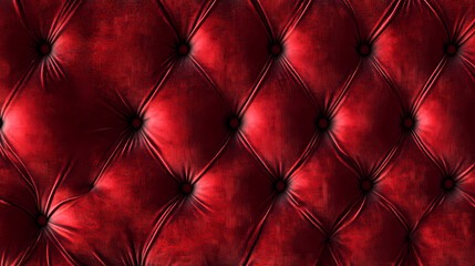 Fototapeta premium Rich red velvet texture seamless background. Velveted. Illustration