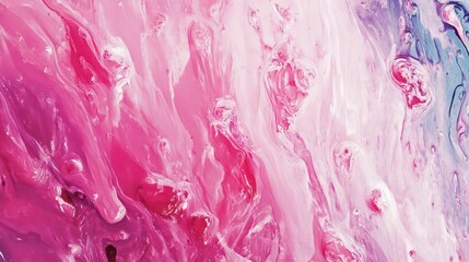 Obraz premium Abstract pink and purple fluid acrylic painting texture background.