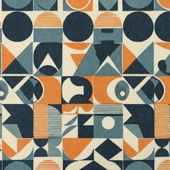Seamless geometric pattern walpaper