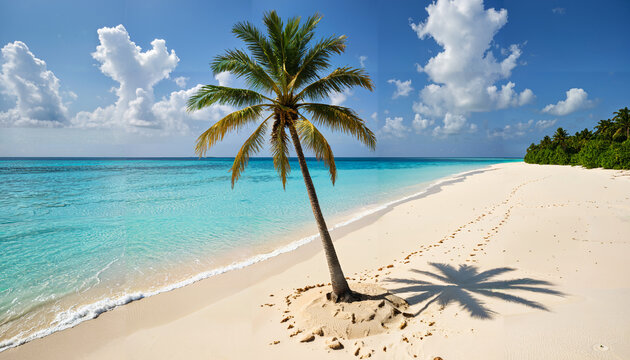 &Eacute;vasion tropicale sur une plage isol&eacute;e