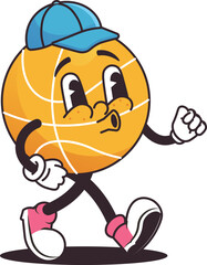 Cartoon Ball School Character