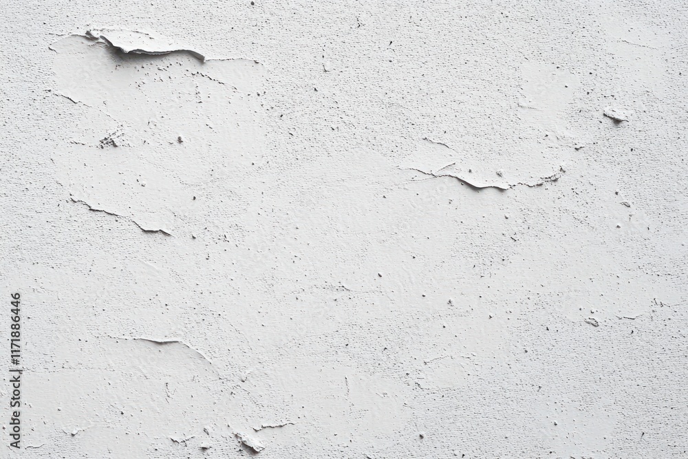 Poster white textured paper background with gray speckles for modern art design