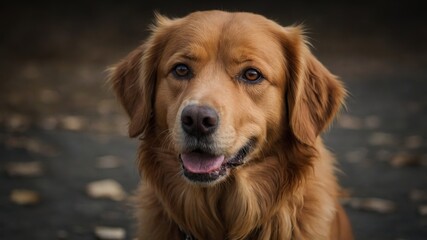 Perro disfrutando de un momento de descanso en la naturaleza, tumbado sobre piedras