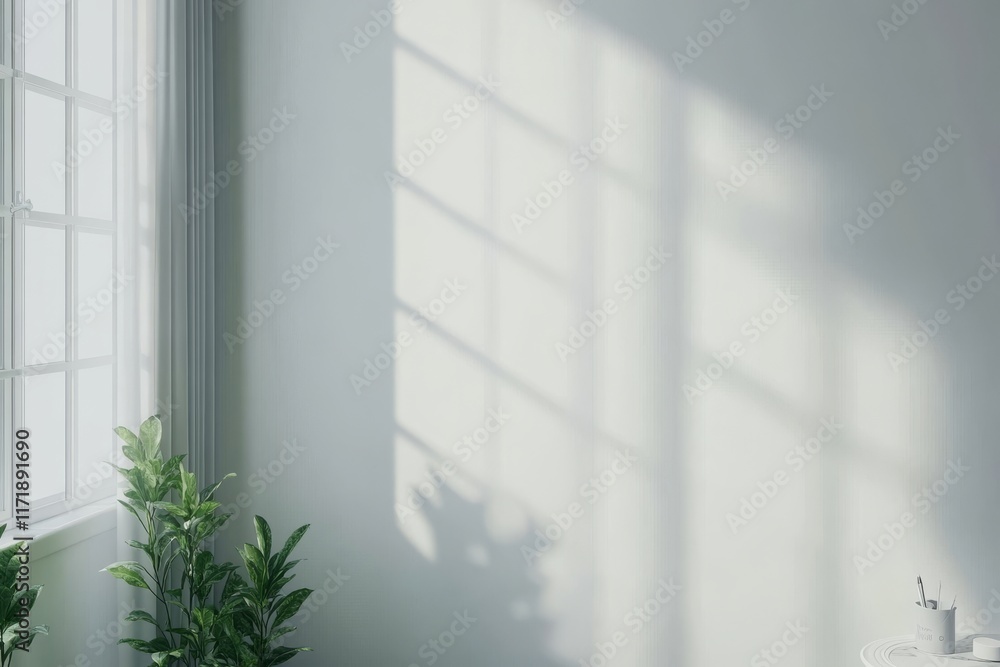 Poster vibrant riskus leaves in a creative layout on a white background, illuminated by the sun's rays and 