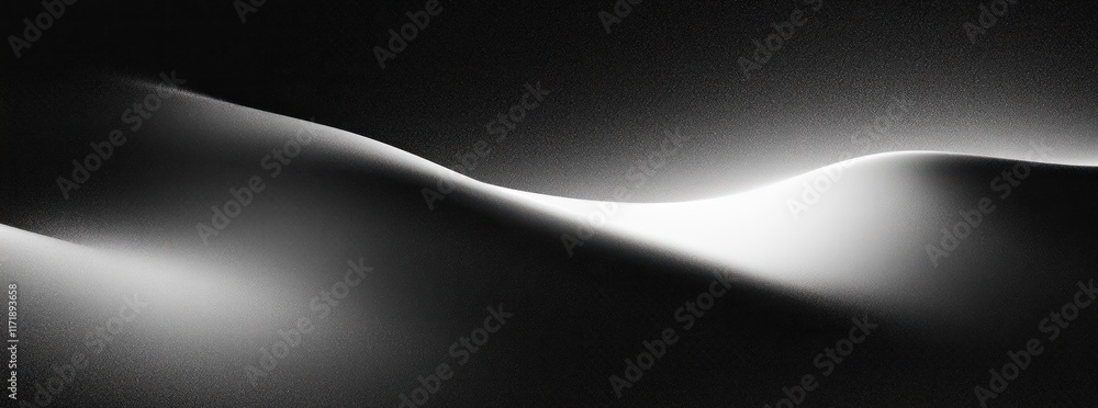 Poster black white minimalist abstract composition with gradient and texture for modern design