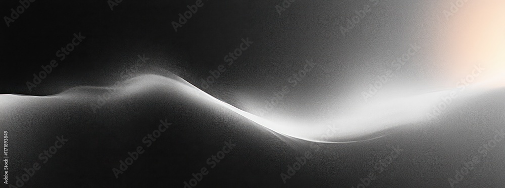 Poster black and white abstract gradient noise texture design soft light and shadow banner poster backgroun