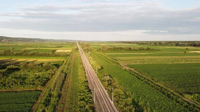 railway in the countryside