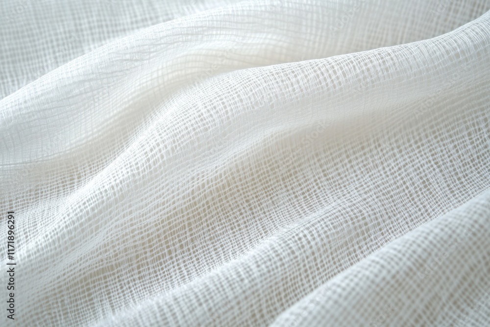 Poster delicate white fabric texture abstract background soft light