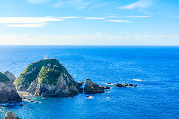 秋の佐多岬　鹿児島県南大隅町　Cape Sata in autumn. Kagoshima Pref, Minamiosumi Town.