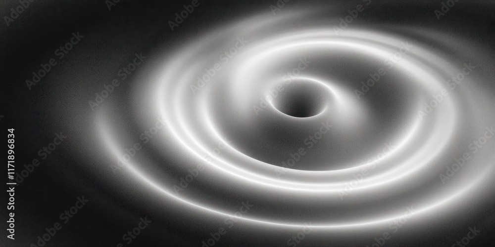 Poster abstract monochrome swirl design with grainy texture and gentle gradients for banner and poster back