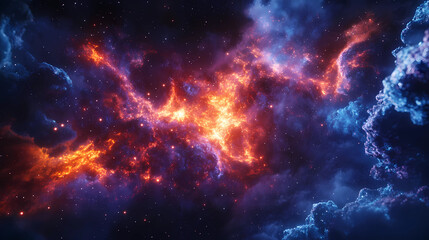 Roaring Fireworks Light Up the Night Sky: Long Exposure