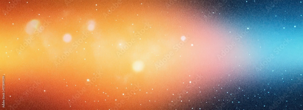 Poster Gradient Background in Soft Pastels with Bokeh Effects and Warm Light, Abstract Texture Design for Banners and Posters