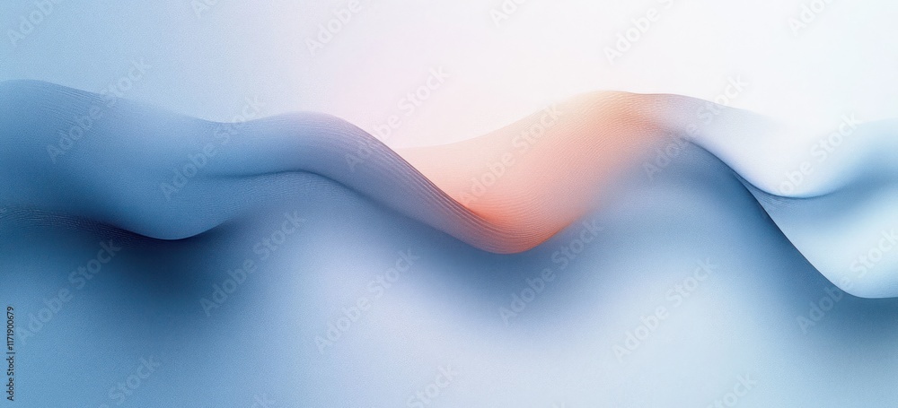 Poster soft pastel gradient background with light reflections smooth textured abstract design